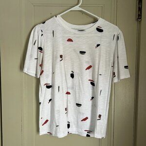 Amour Vert T-shirt – Odilia Reverie Slub Tee – Terrazzo Print – Size L